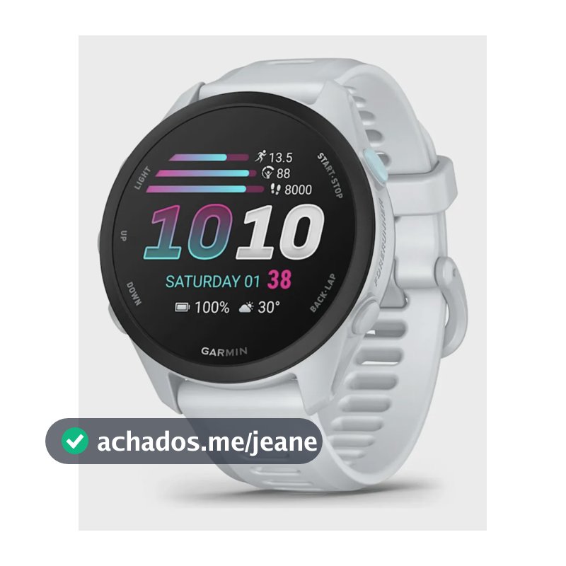 Relógio Garmin Forerunner 70 - Lançamento - S/ Juros Branco