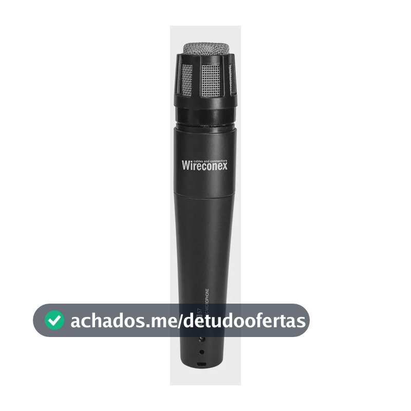 Microfone Dinâmico Wireconex Wm57
