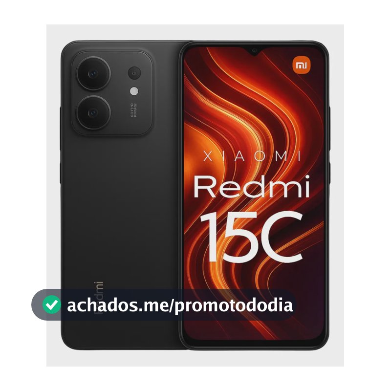 Xiaomi Redmi 15c 256gb 8gb Ram Virtual Black- Versão Global
