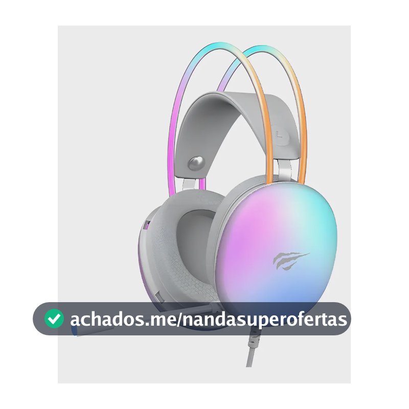 Headset Gamer Havit Gamenote H2037d Rgb Branco