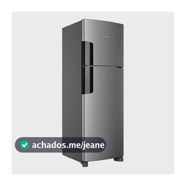 Geladeira Consul Frost Free 377 Litros Duplex Inox - Crm44mk 127v