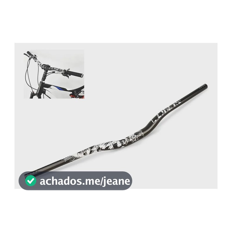 Guidão Bike Pro 31.8mm 720mm Preto Enduro Downhill Mtb