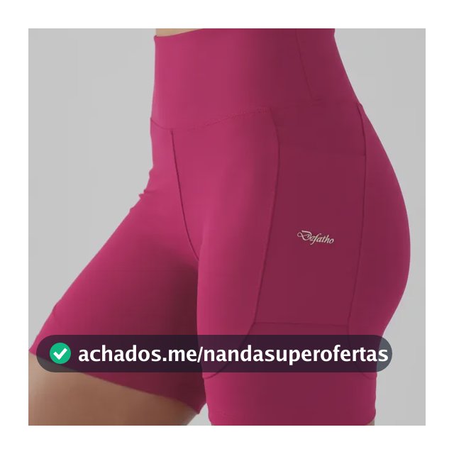 Shorts De Compressão Feminino Para Corrida Com 4 Bolsos Rosa Liso G
