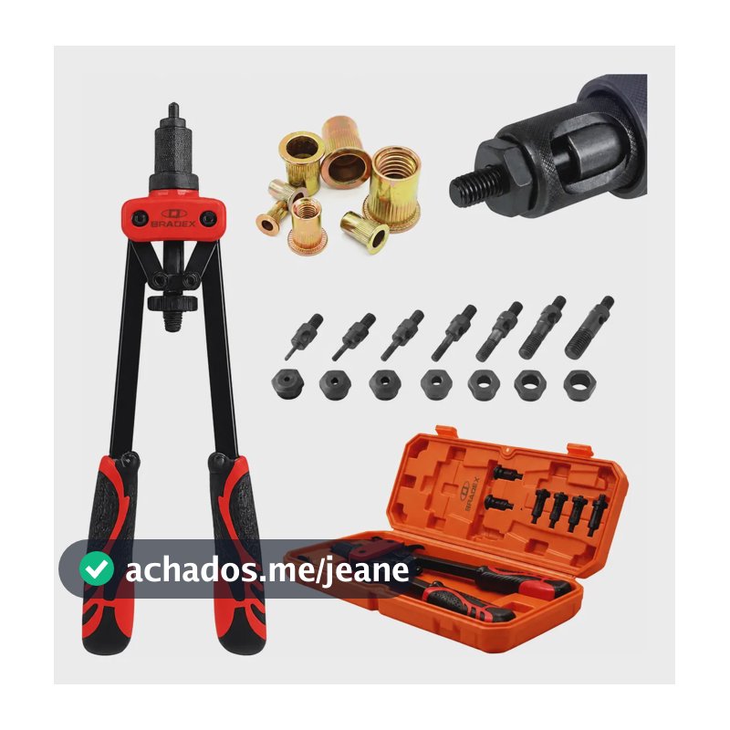 Rebitador Manual De Rosca Com Alavanca M3- M10 Rebitadeira 6
