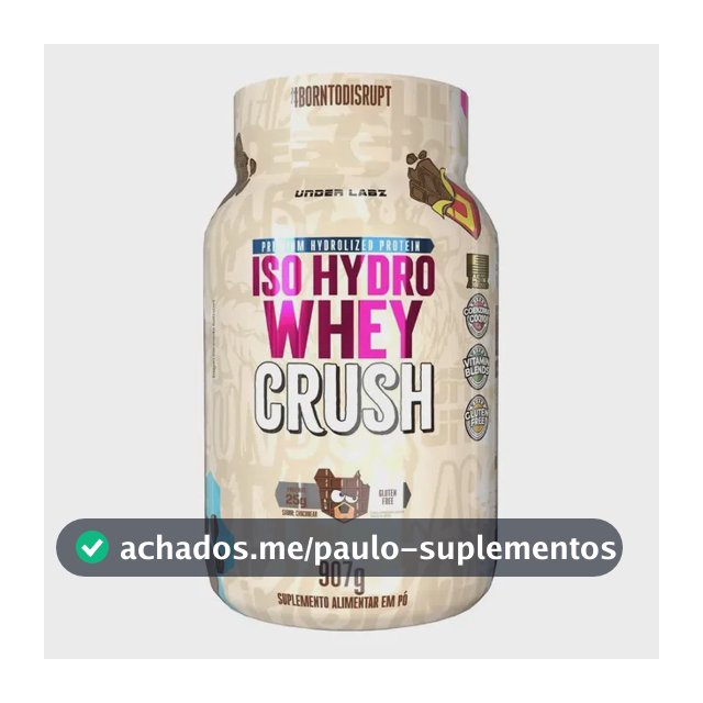 Whey Protein Isolado Hidrolisado Chocobear 907g - Under Labz Chocolate