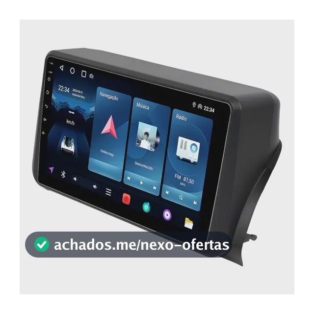 Multimidia Fiat Argo Cronos 9p Android 14 Carplay 4gb 64gb Preto