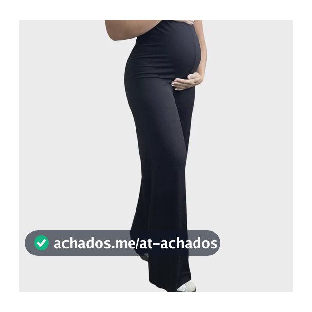 Calça Pantalona Feminina Gestante Confortável Premium