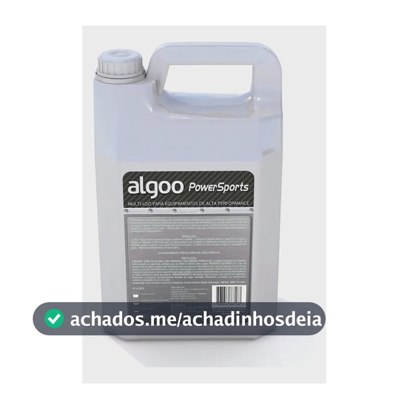 Limpador Desengraxante Óleo Algoo Multiuso Power Sports 5L