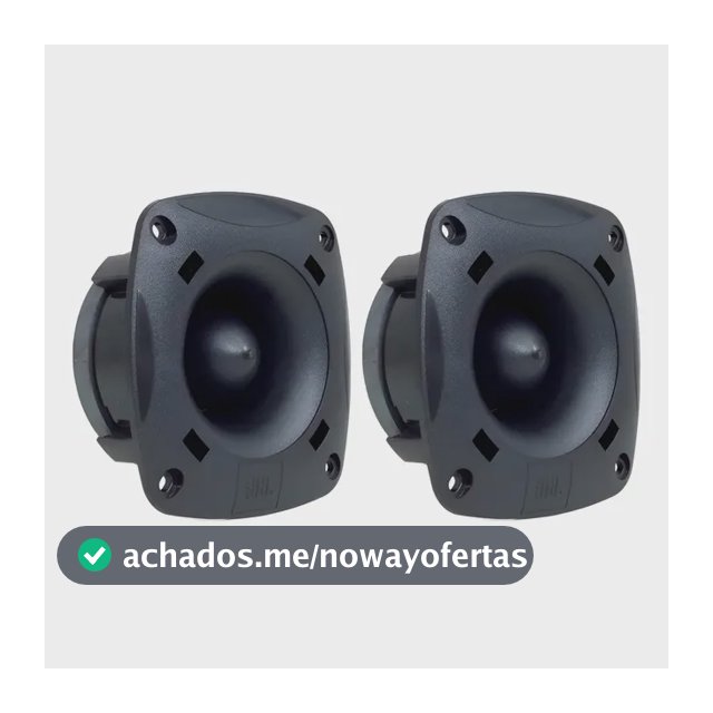Kit 2 Un Super Tweeter Jbl Selenium St200 Linha Profissional Preto