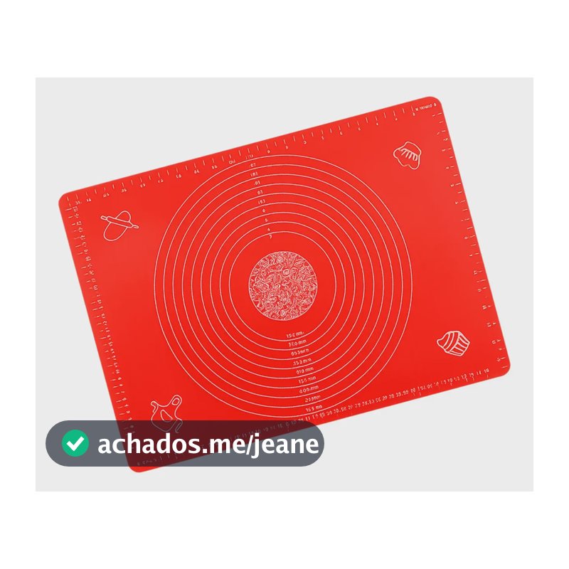 Tapete De Silicone Culinário 40x50 Antiaderente Para Massa Aleatório