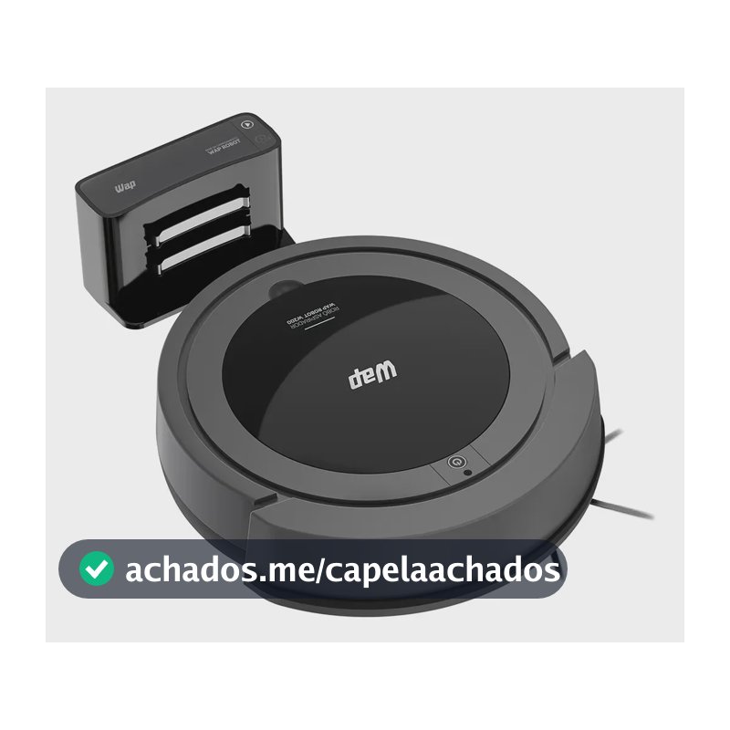 WAP Robô W200 Aspirador Robô 3 em 1 Varre Aspira Passa Pano Bivolt