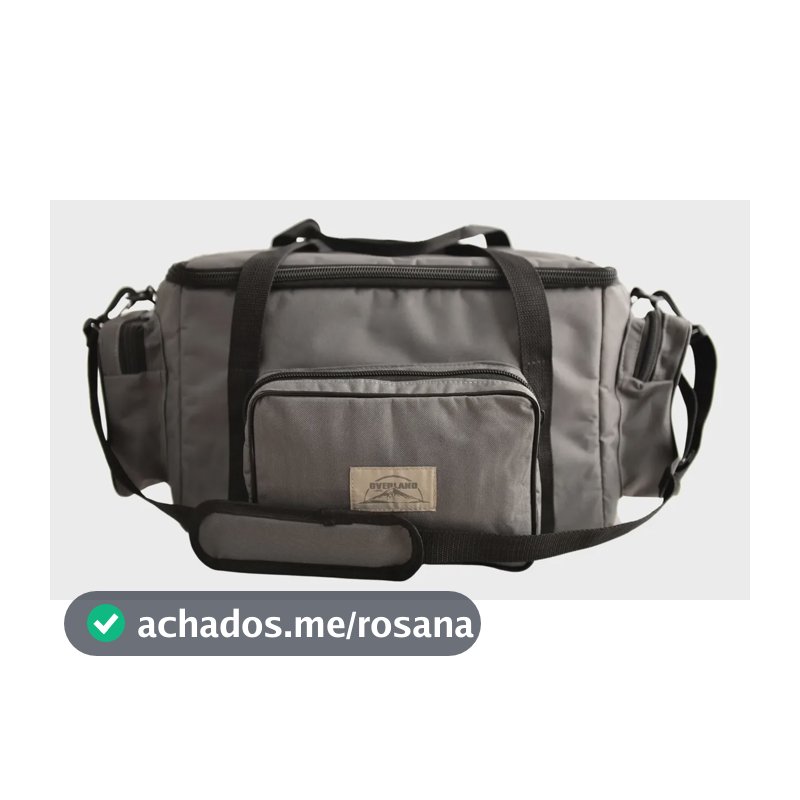 Bolsa Impermeável Para Pesca Extra Grande 55l Pescaria Top Cinza-escuro Liso