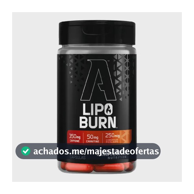 Atlhetica Nutrition, Nutrition Series, Termogénico Lipo Burn Hd - 60 Capsulas Sem sabor