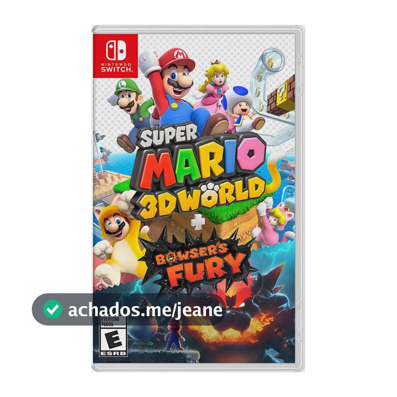 Super Mario 3d World + Bowsers Fury Switch Midia Fisica