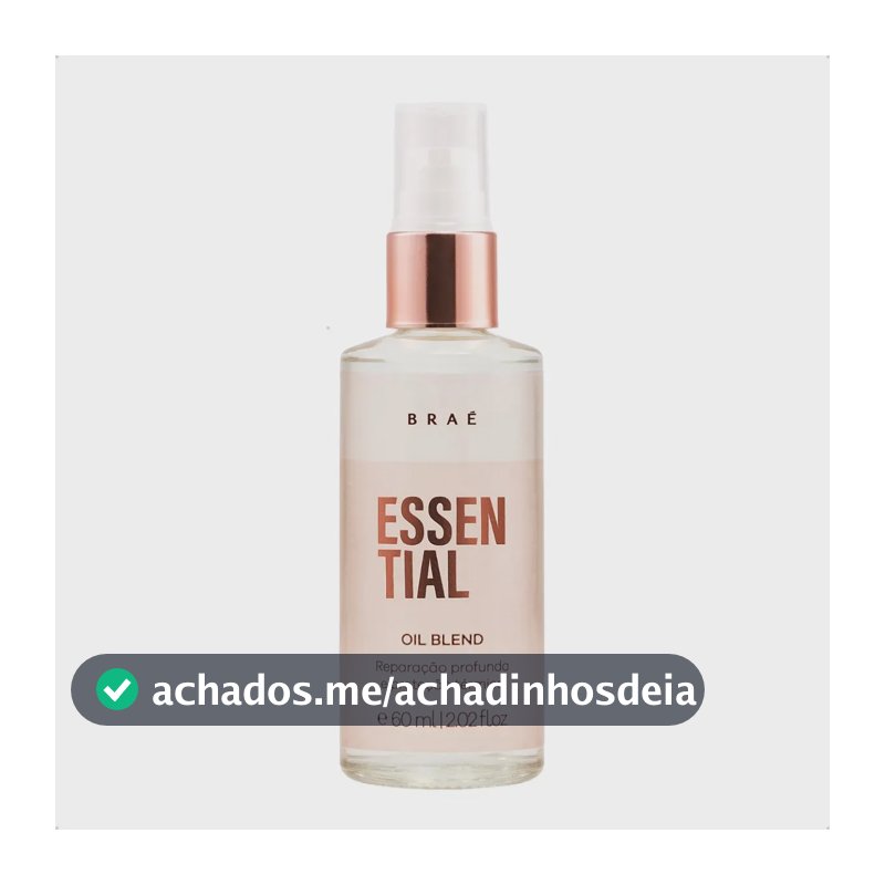 Braé Essential Oil Blend Reparação E Proteção Térmica 60ml