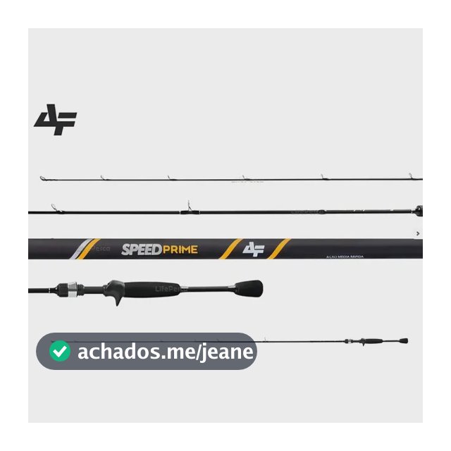 Vara de Pesca Casting Albatroz SpeedPrime C561 1.7m Fibra de Carbono