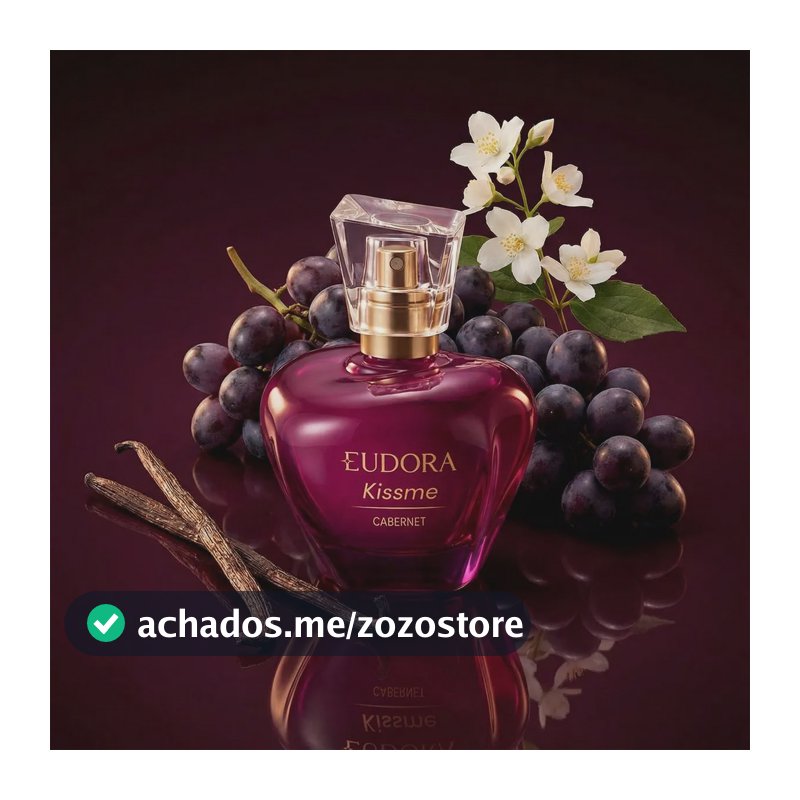Eudora Kiss Me Cabernet Deo Colônia Feminino 50ml