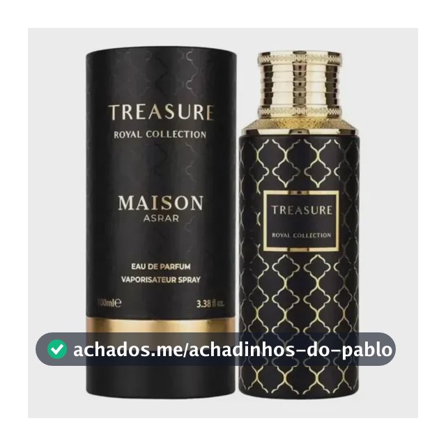Coleção Maison Asrar Treasure Royal Edp 100 Ml
