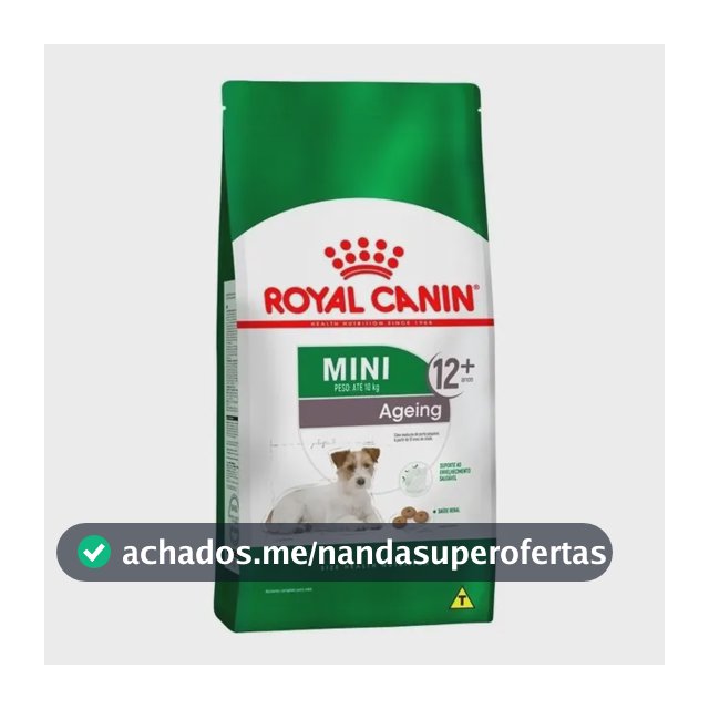 Alimento Royal Canin Size Health Nutrition Mini Ageing 12+ para Cão Senior de Raza Mini y Pequena Sabor Mix de 2.5 kg