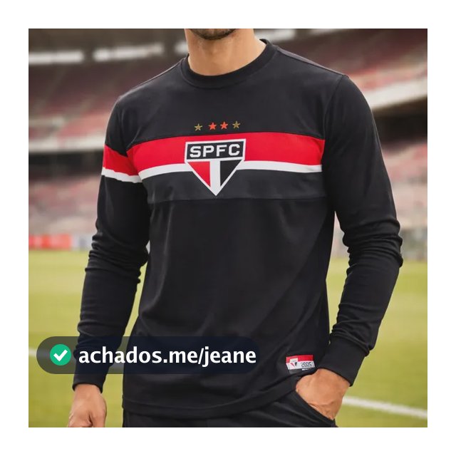 Camisa São Paulo Retrô 2005 Mundial Goleiro Preta Oficial