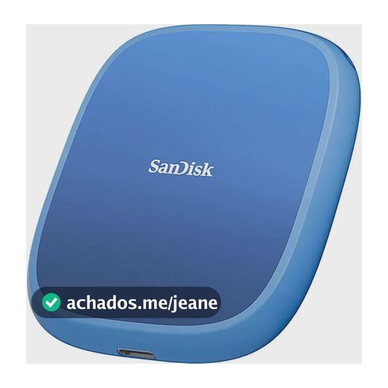 Ssd portátil Sandisk Creator para telefone de 1 TB, cor azul