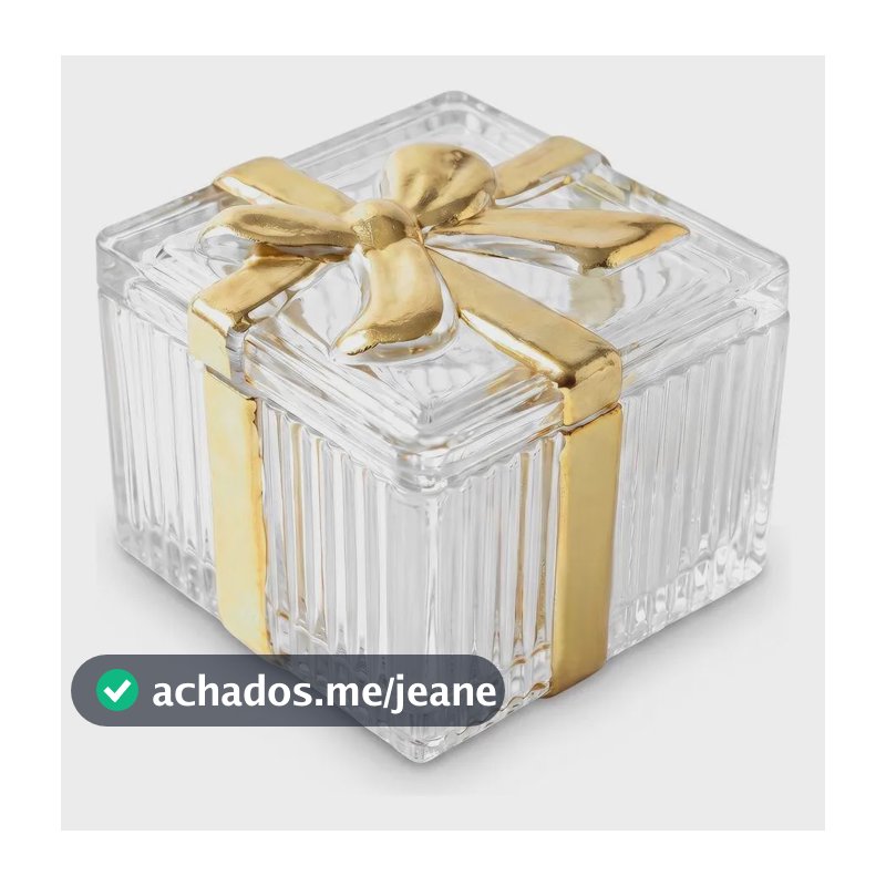Caixa Decor Home Style D Or 11 Cm Dourado