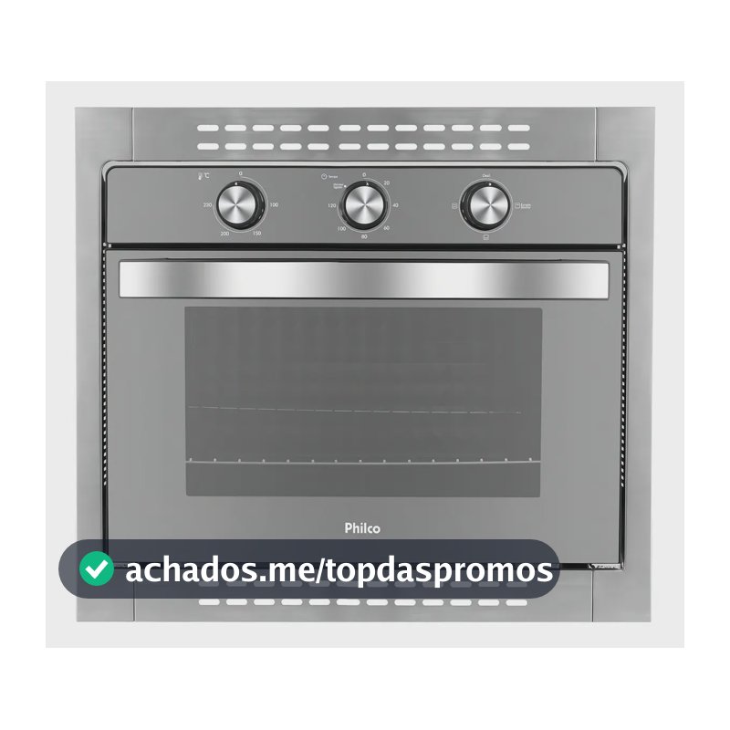 Forno de embutir elétrico Philco 56101041 46L prateado