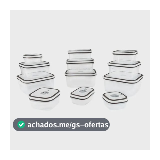 Jogo De Potes De Plástico Herméticos Electrolux Cinza