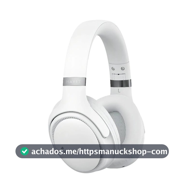 Heaphone Havit H630bt Bluetooth 5.3 On-ear 3d 55h Cor Bege
