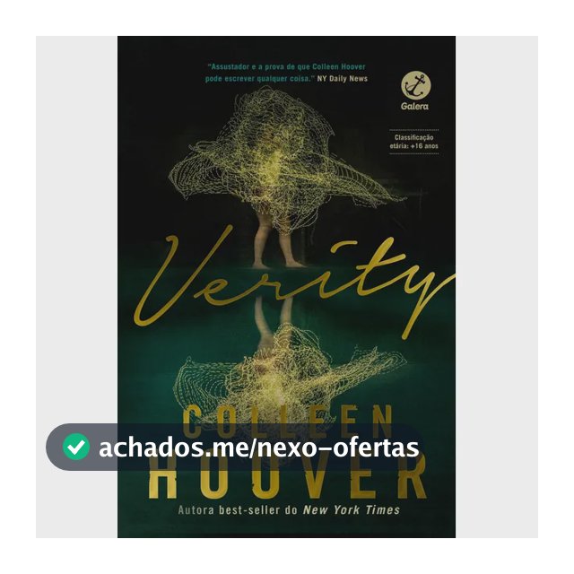 Livro Verity, Colleen Hoover, Português, Galera, 2021