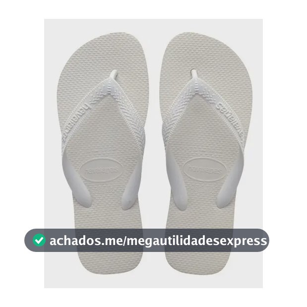 Chinelo Top Havaianas Liso Branco