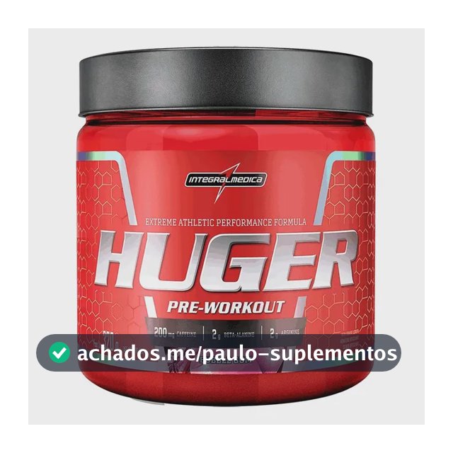 Pré-treino Huger 320g - Integralmedica