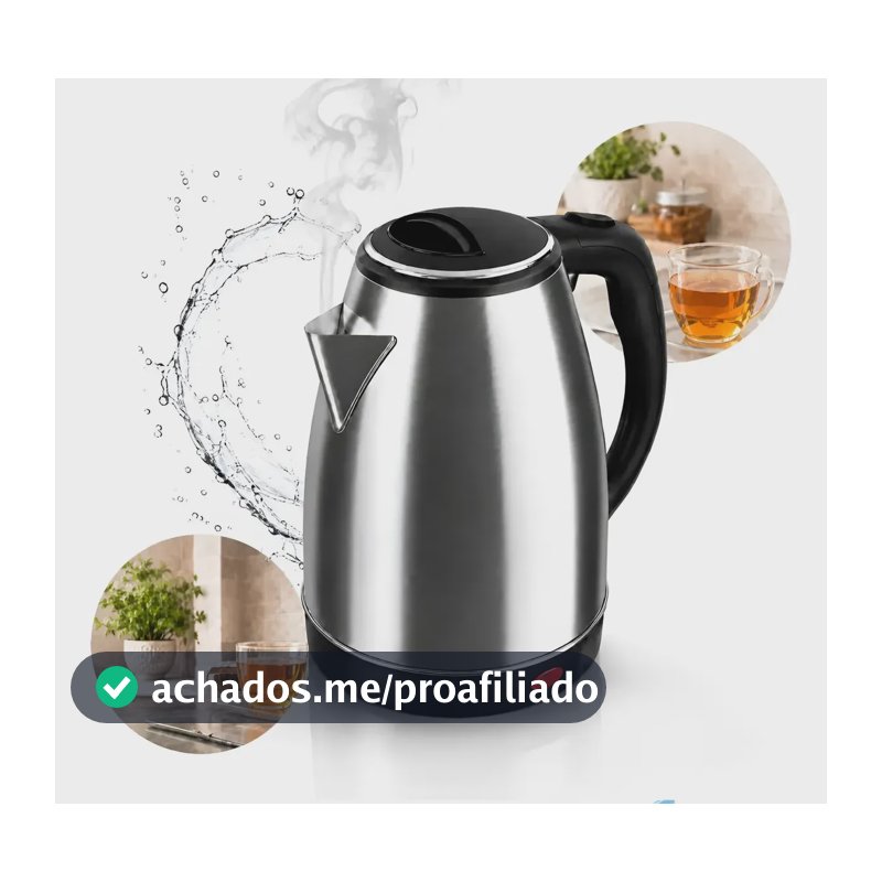 Dzn Home Chaleira Elétrica 1000w - Prateado