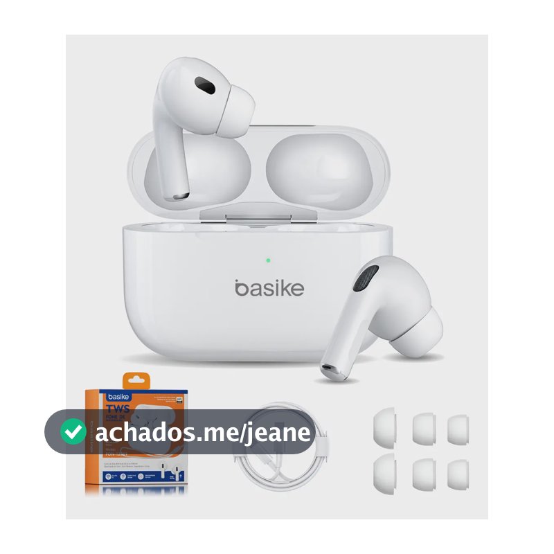 Basike Fone De Ouvido Sem Fio Bluetooth Para Bluetooth 5.3 Branco