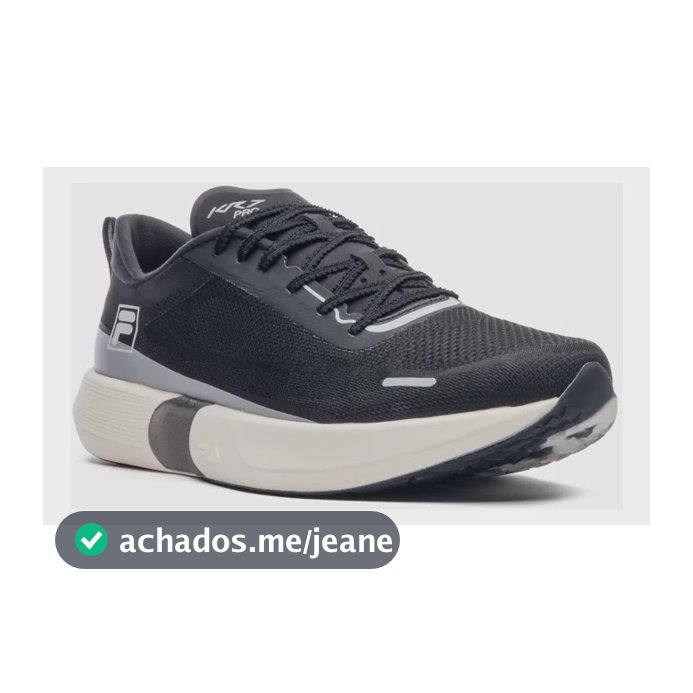 Tenis Fila Kr7 Pro Speed Tech Feminino Preto/cinza Lisa 40 Br