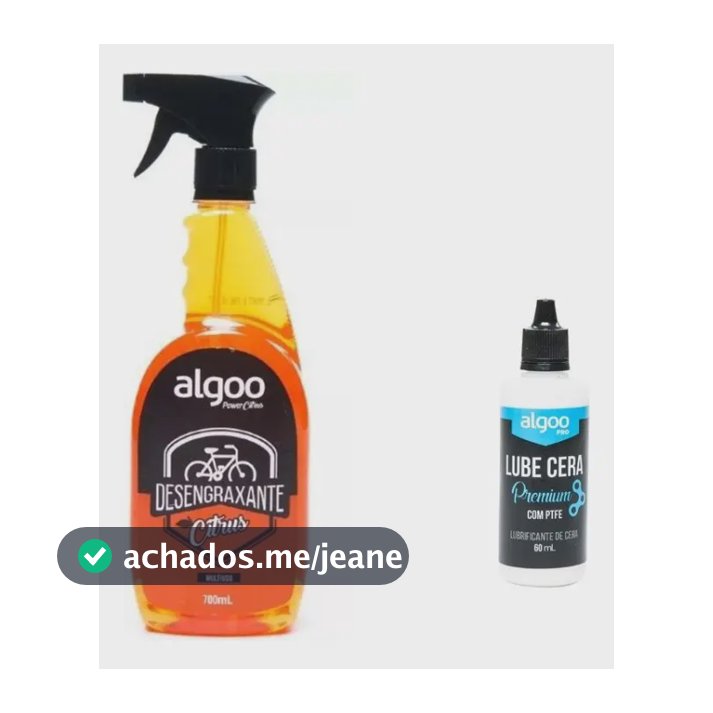 Desengraxante Bike Citrus 700ml E Lubrificante Cera Algoo
