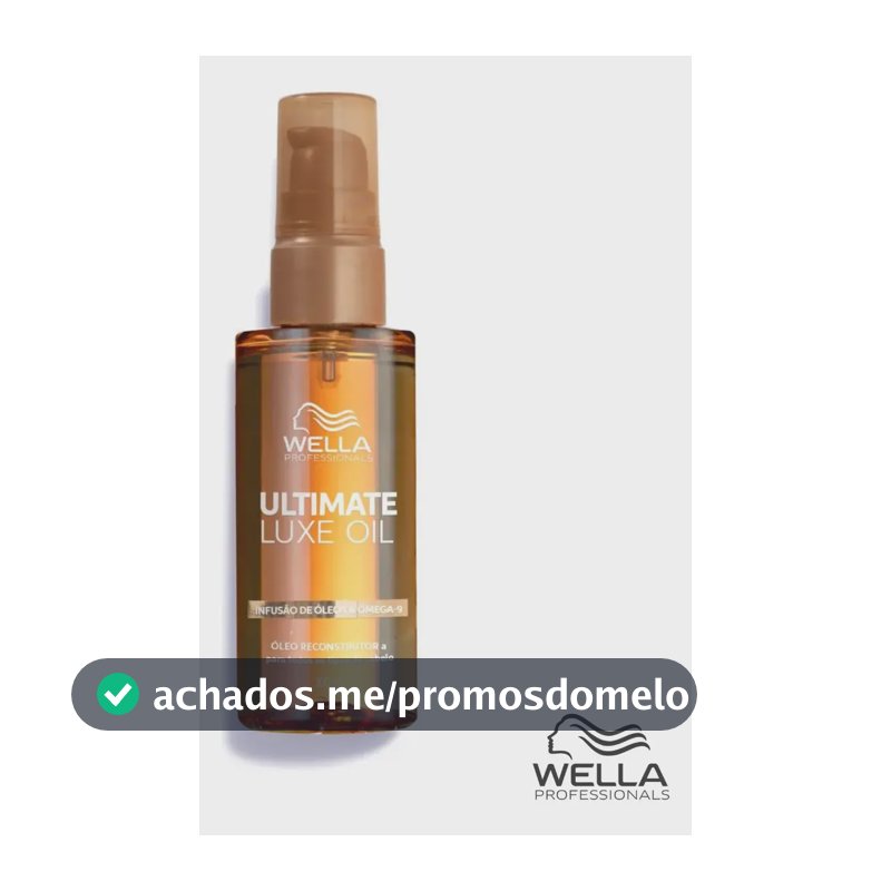 Óleo Wella Professionals Ultimate Luxe Oil 100ml Reconstrução