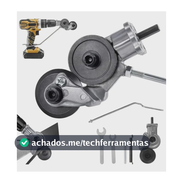 Adaptador De Corte Chapa Metal Alumínio Para Parafusadeira