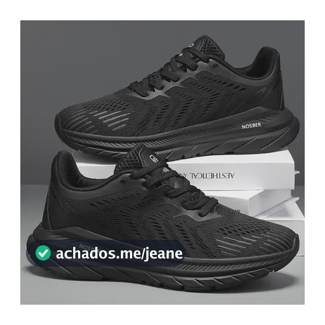 .tênis Unissex Esportivo Casual E Leve Para Corrida. Preto 37