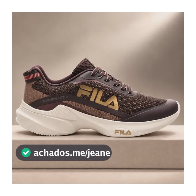 Tênis Fila Progress Lite Feminino Caminhada Oferta Original