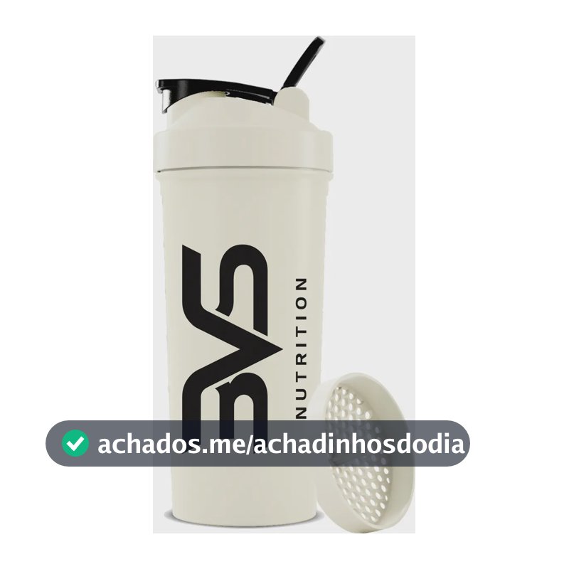 Coqueteleira / Shaker Branca - Academia 600ml - 3vs Nutrition