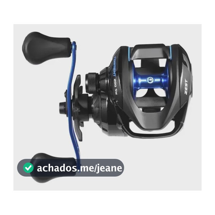 Carretilha Zest Torment 200 Sw Preto/azul Direito
