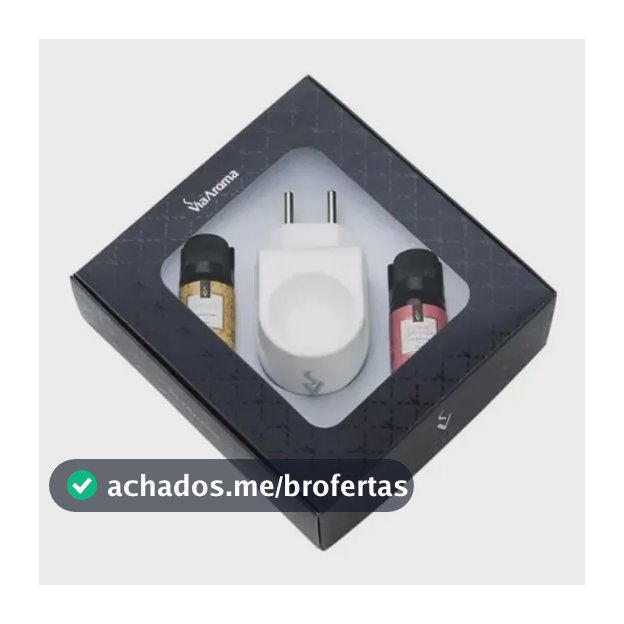 Difusor Via Aroma Elétrico Kit Com 2 Essencias Aromatizantes