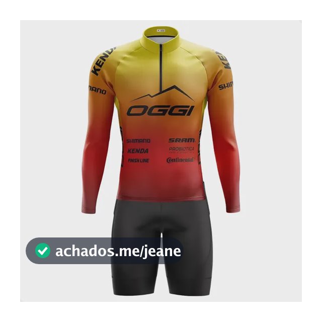 Roupa De Ciclismo Masculino Conjunto Ciclista Oggi Longo Uv+