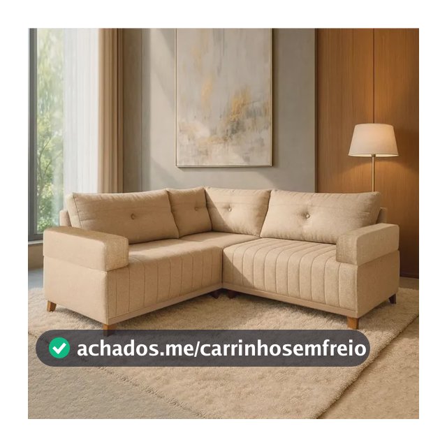 Sofá De Canto Canto Leona Plus Bom Pastor