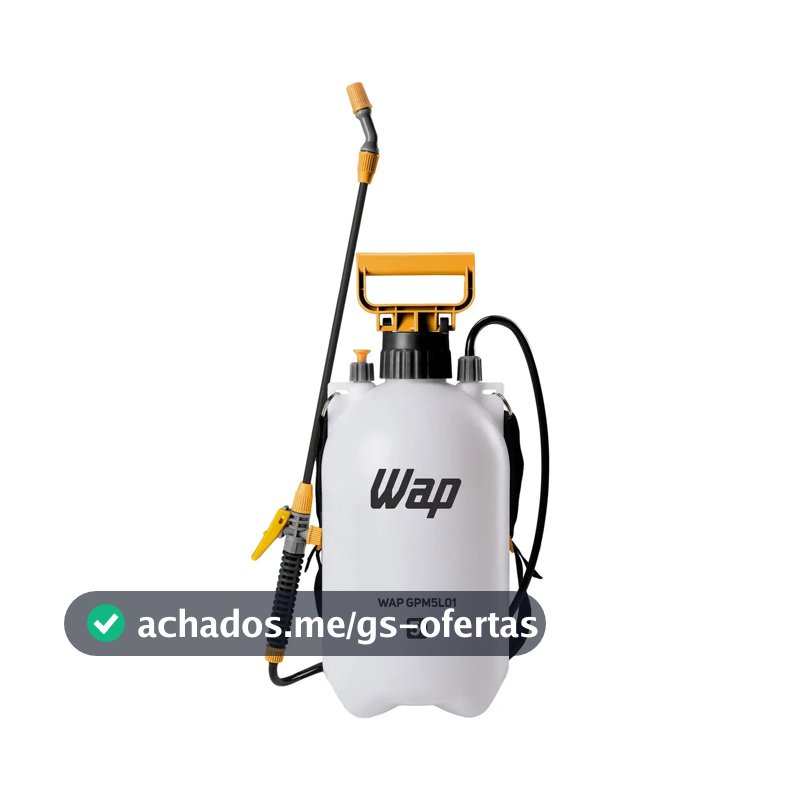 Pulverizador Manual Compressão Prévia 5 Litros Gpm5l01 Wap