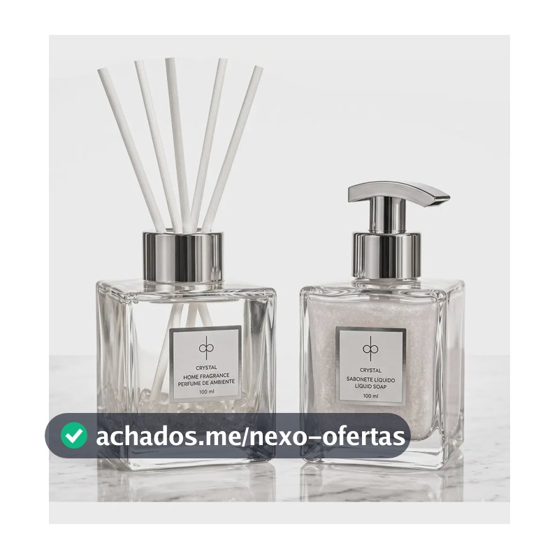 Kit - Aromatizador & Sabonete Crystal(chá Branco) Di Piettro