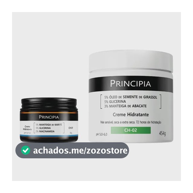Principia Kit Cremes Hidratantes Rosto E Corpo Ch-01 + Ch-02 Seca Dia/noite