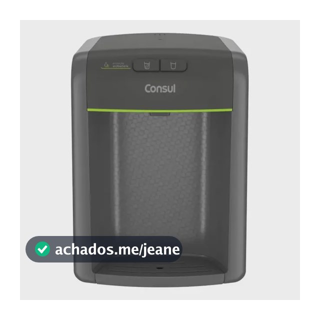 Purificador de Água Consul Cinza CPB34AFVNA