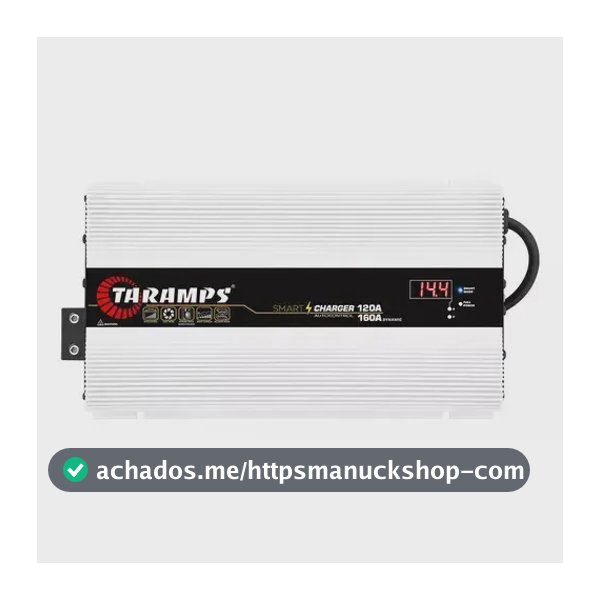 Fonte Automotiva 120 a 160 Amperes Smart Charger 120a Carregador De Baterias Inteligente Bivolt 120amperes Taramps